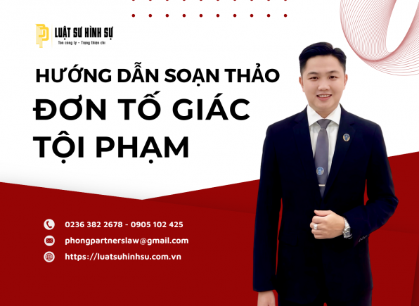 HƯỚNG DẪN SOẠN ĐƠN TỐ GIÁC TỘI PHẠM