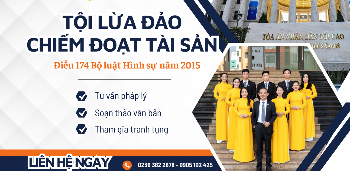 TỘI LỪA ĐẢO CHIẾM ĐOẠT TÀI SẢN