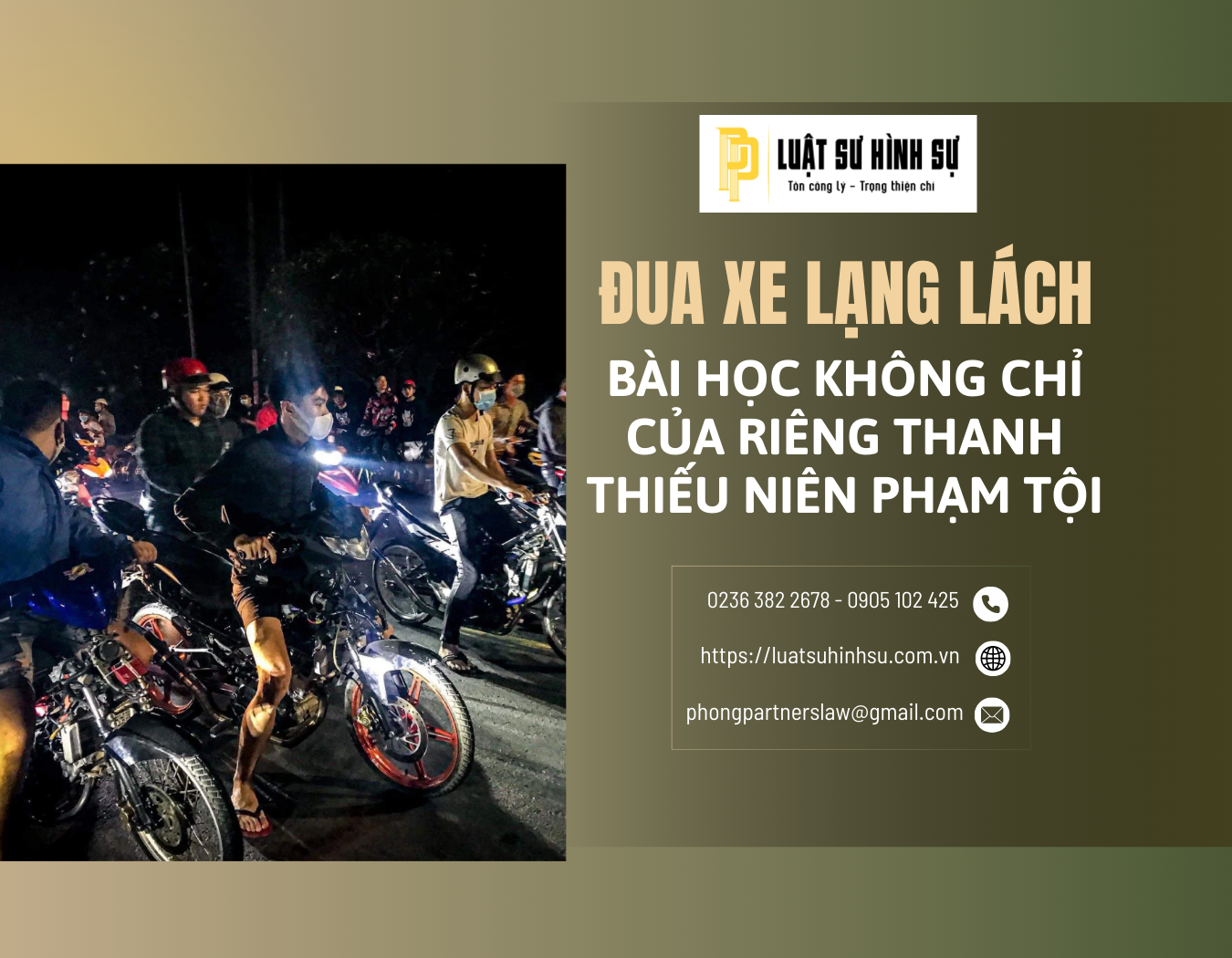 Đua xe lạng lác - bài học không chủ của riêng thanh thiếu niên phạm tội